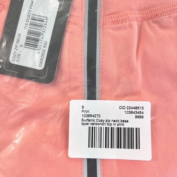 NWT Surfanic CarbonDri Cozy 1/2 Zip Baselayer Top - Picture 4 of 8